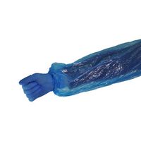 Manchette élastiquée bleue en polyéthylène (PE), MEDIPROTEC®