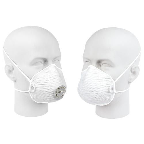 Lot de 2 masques de protection anti-poussières FFP3 3M