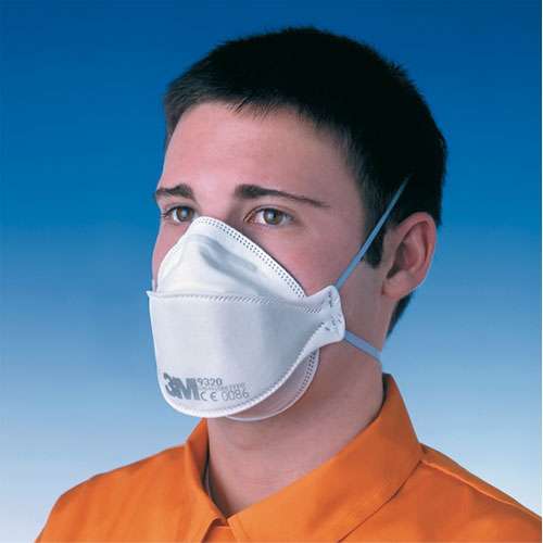 Masque de protection 3M 9320, type FFP2, paquet de 20