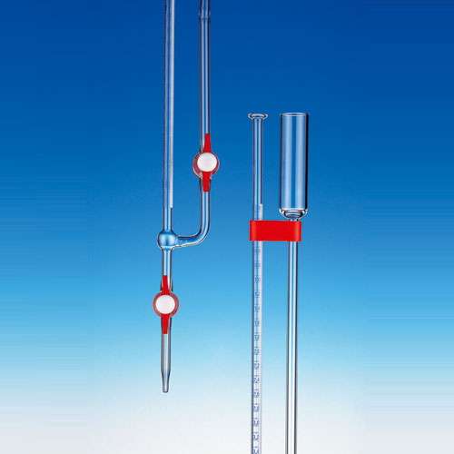 Micro-burette à tube d'affluence, HIRSCHMANN®