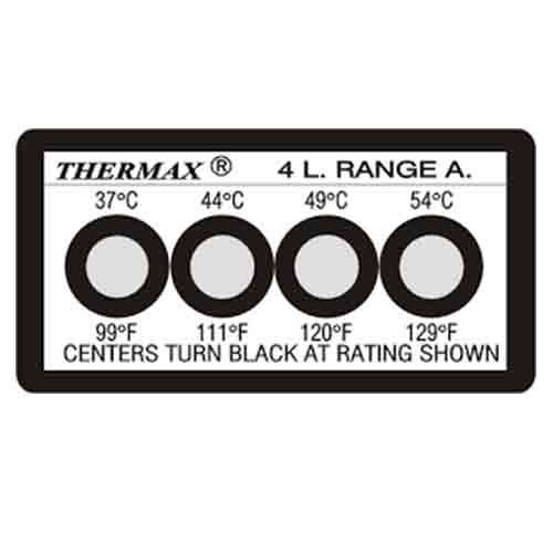 Micro ruban Thermax, 4 températures, mini-étiquettes autocollantes 4 x 11mm, paquet de 10