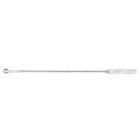 Micro-spatules en inox forme cuillère