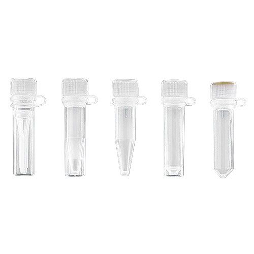 Microtube PP avec bouchon PE à vis attaché, non stérile