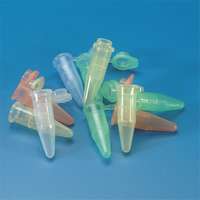 Microtubes à centrifuger 1.5ml gradués pour échantillons, KARTELL®, avec bouchon, type Eppendorf, PP