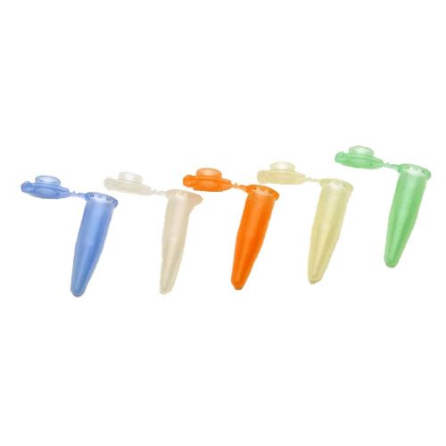 Microtubes Eppendorf en polypropylène avec bouchon verrouillable, lot de couleur