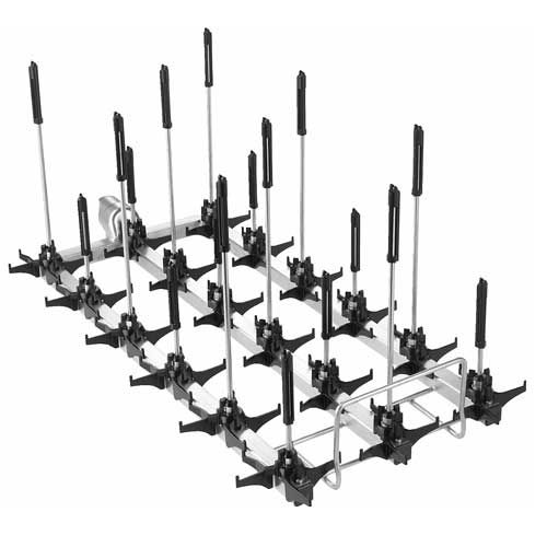 Module EasyLoad 3 x 6 pré-équipé avec 9 x A 842 (4 x 90 mm) + 9 x A 843 (4 x 185 mm) pour autloaveur, MIELE ®
