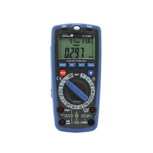 Multimètre numérique portable RMS, 4000 points, largeur de bande : 50 à 400Hz, tension max 250V