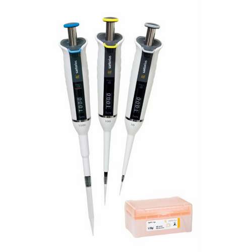 Multipack de micropipettes Tacta, SARTORIUS® avec cônes Optifit et portoir