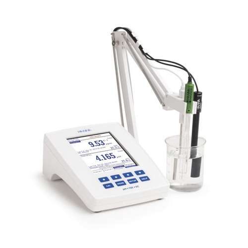 Multiparamètre de paillasse, pH/redox/conductivité/iono, 2 voies, HANNA®