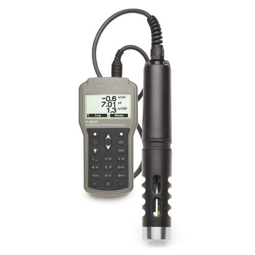 Multiparamètre portable étanche HI 98195, pH/EC, HANNA®, avec malette