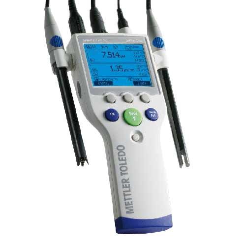 Multiparamétres (pH-mètre/Conductimètre), portable, SevenGo Duo™ SG23,  METTLER TOLEDO®avec kit Electrode