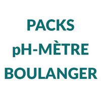 Pack pH-mètre et solutions, spécial boulangerie, mesure pH levain