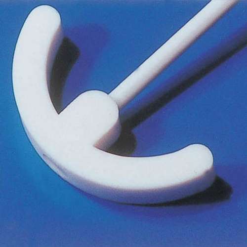 Pâle d'agitation en PTFE (Téflon) en forme d'ancre