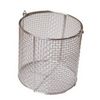 Panier en inox avec anse pliable pour autoclave, LAB-ONLINE® - forme ronde