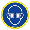 Panneau "port de lunette de sécurité obligatoire - Haute visibilité