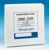 *Papier chromatographie, Whatman®, 2727CHR, 700 GSM, feuille 190 x 190 mm, paquet de 50