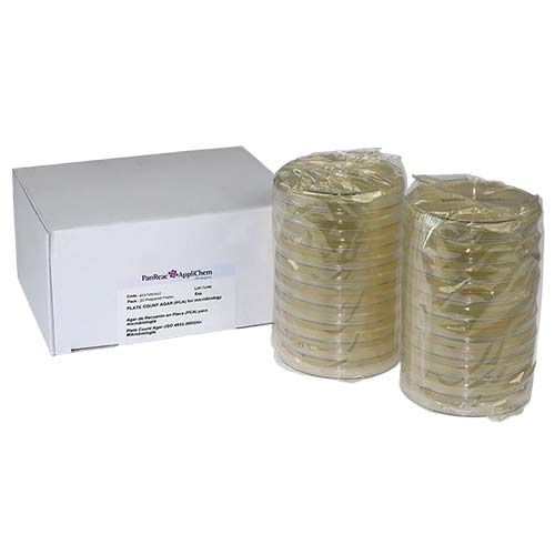 PCA, Gélose PAE, Boîte 20 plaques Ø 90 mm, PANREAC