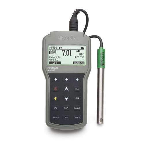 pH-mètre portable, complet avec malette, HANNA®