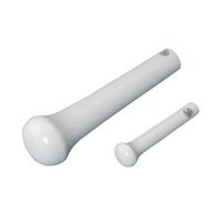 Pilon porcelaine, JIPO®, forme champignon, avec embout émaillé
