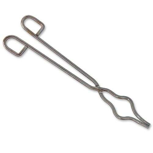 Pince BL à creuset courbé en acier nickelé