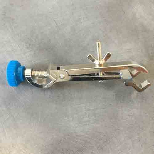 Pince BL pour burette d.<18mm avec noix de serrage, en acier inoxydable