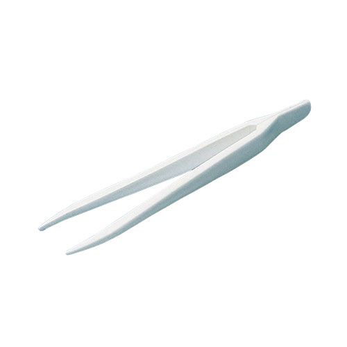Pince plastique en PMP blanc droite pointue