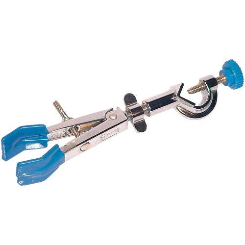 Pince pour burette et réfrigerant, 2 mâchoires, avec noix démontable