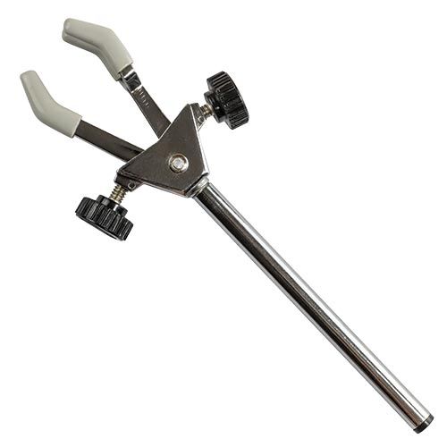 Pince Triplex en métal chromé, 3 doigts revêtues PVC, sans noix, SELECTA®