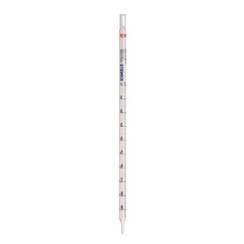 Pipette en verre borosilicaté, à usage unique