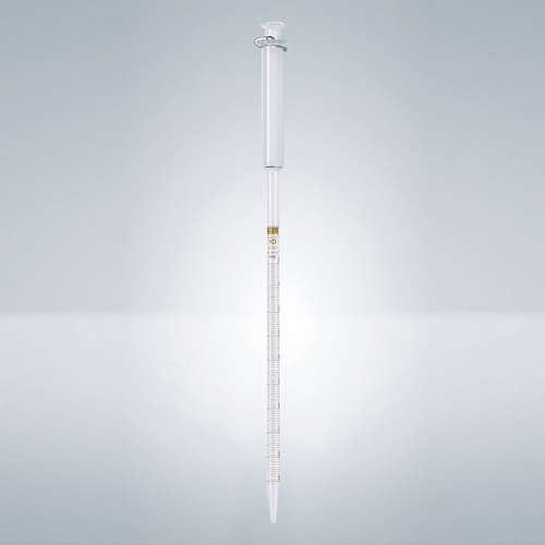 Pipette graduée, classe B, avec piston