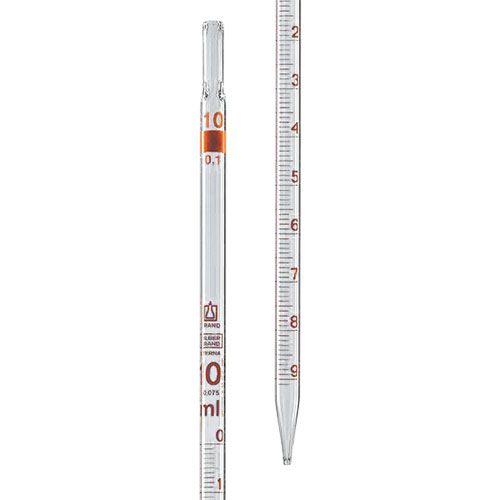 Pipette graduée, classe B, SILBERBRAND ETERNA à écoulement total