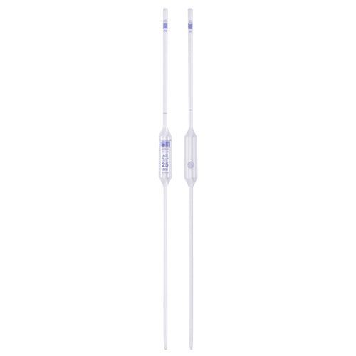 Pipette jaugée 1 trait, classe AS, HIRSCHMANN®, graduation bleue