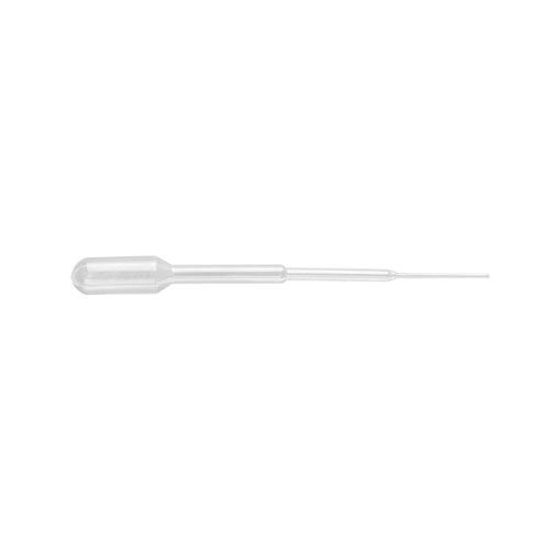 Pipette pasteur en polyéthylène, capillaire 1 ml, longueur 104 mm, 20 µL/goutte, non graduée, non stérile, en vrac, carton de 400