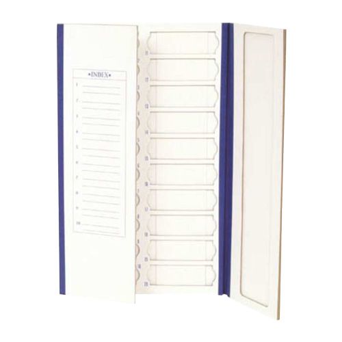 Plateau de rangement en carton pour lames, avec compartiments, LAB-ONLINE®