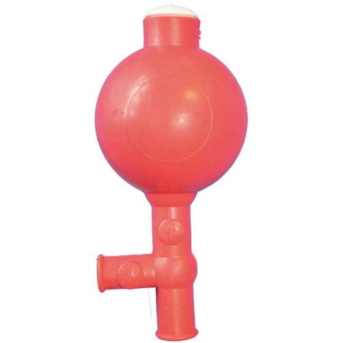 Poire à pipeter modèle flip, rouge