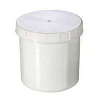 Pommadier en PP blanc, opaque avec bouchon à vis, GOSSELIN®