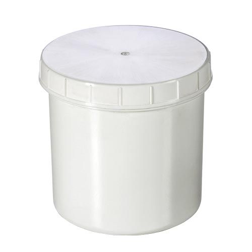 Pommadier en PP blanc, opaque avec bouchon à vis, GOSSELIN®