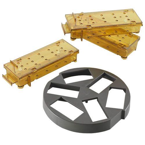 Porte-cassette + 3 cassettes pour autoclave de paillasse, Prestige Medical®