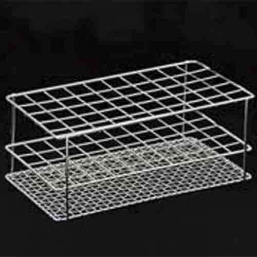 Portoir inox pour tubes Ø 18 mm.