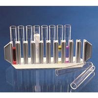 Portoir plastique en polypropylène (PP) blanc pour tube à essai et microtubes, LAB-ONLINE®