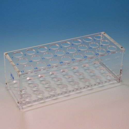 Portoirs en plexiglas® pour tubes à essais