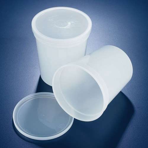 Pots coniques à couvercle, LDPE, AZLON®