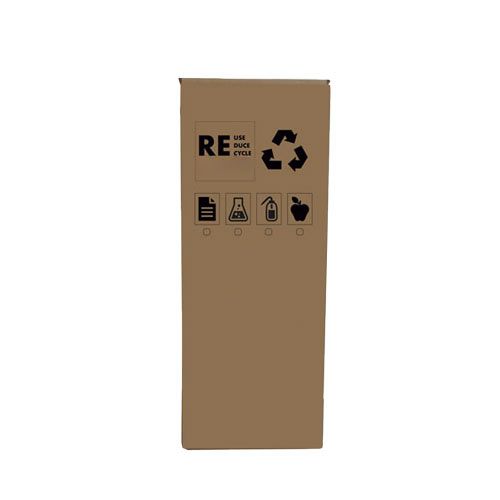 Poubelle de recyclage en carton, LAB-ONLINE®