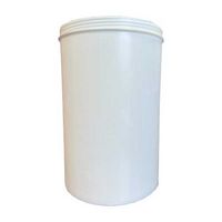 Poubelle de table ou porte objet plastique en polypropylène (PP) blanc Ø 120 mm, hauteur 180 mm, unitaire