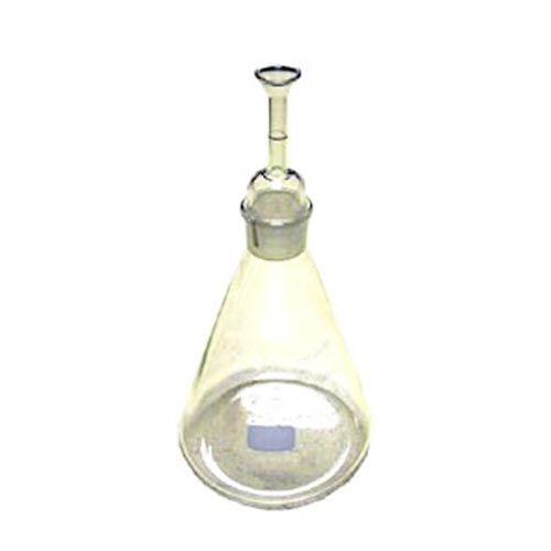 Pycnomètre en verre borosilicaté; forme erlenmeyer