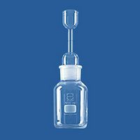Pycnomètre en verre borosilicaté : tête avec flacon