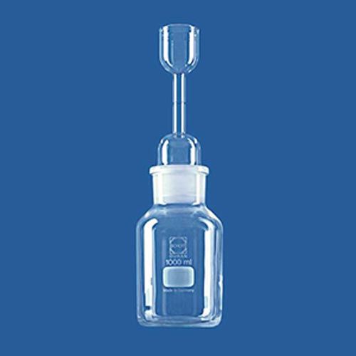 Pycnomètre en verre borosilicaté : tête avec flacon