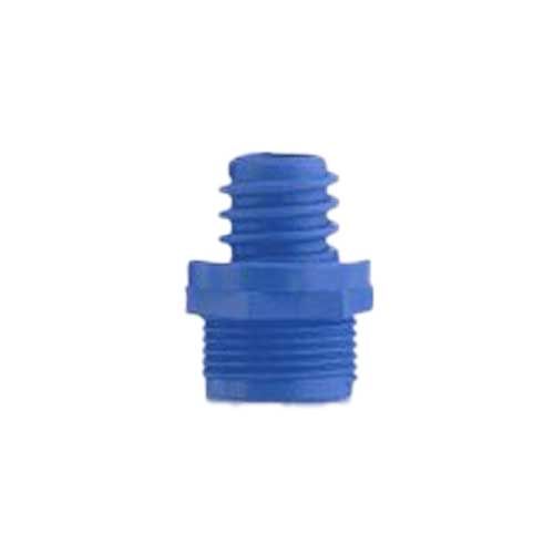 Raccord  (adaptateur ) 1/2 en plastique bleu