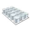 Rack inox pour 90 boîtes de pétri