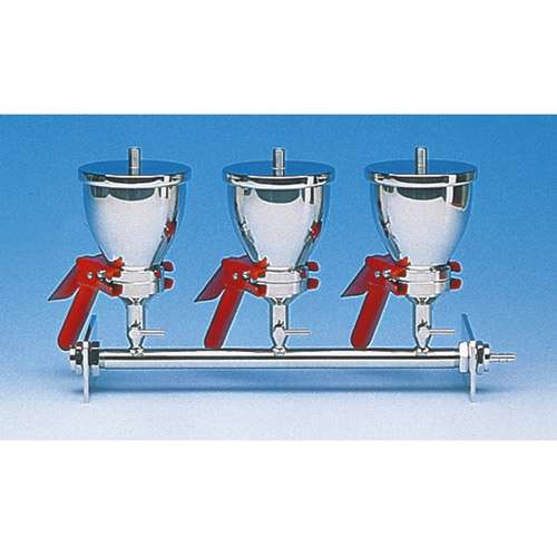 Rampe de filtration en acier inox 3 postes, série AS300, WHATMAN®